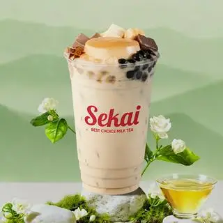 Trà Sữa Gạo Nhật Full Topping (L) - 46.000 ₫ tại Trà Sữa Sekai - Bà Hạt