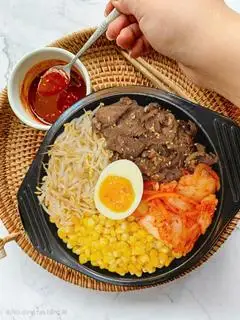 Hình ảnh Cơm trộn Hàn Quốc - bò