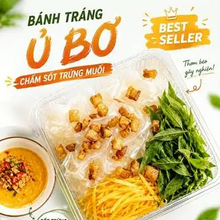 Hình ảnh Bánh tráng Ủ bơ chấm Sốt trứng muối ĐẶC BIỆT