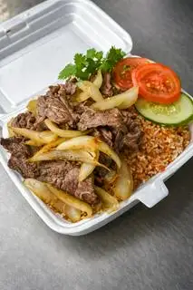 Cơm chiên bò xào sa tế - 60.000 ₫ tại A Cáo Cơm Gà Xối Mỡ - Hủ Tiếu Xào - Thái Phiên  