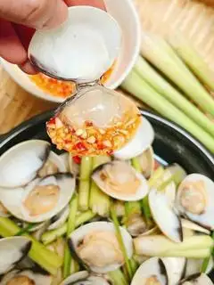 Hình ảnh nghêu hấp Thái