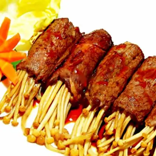 Bò cuộn nấm kim châm - 175.000 ₫ tại Cua Bùi Viện - Bùi Viện