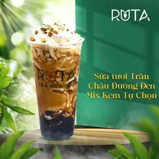 Hình ảnh Sữa tươi trân châu đường đen mix kem tự chọn