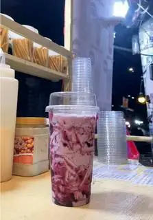 Hình ảnh sữa chua việt quất 