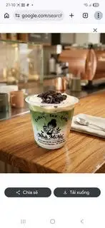 Hình ảnh matchalatte kem muối vụn orio 700ml