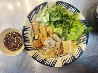 Hình ảnh Bún nước tương chay. 