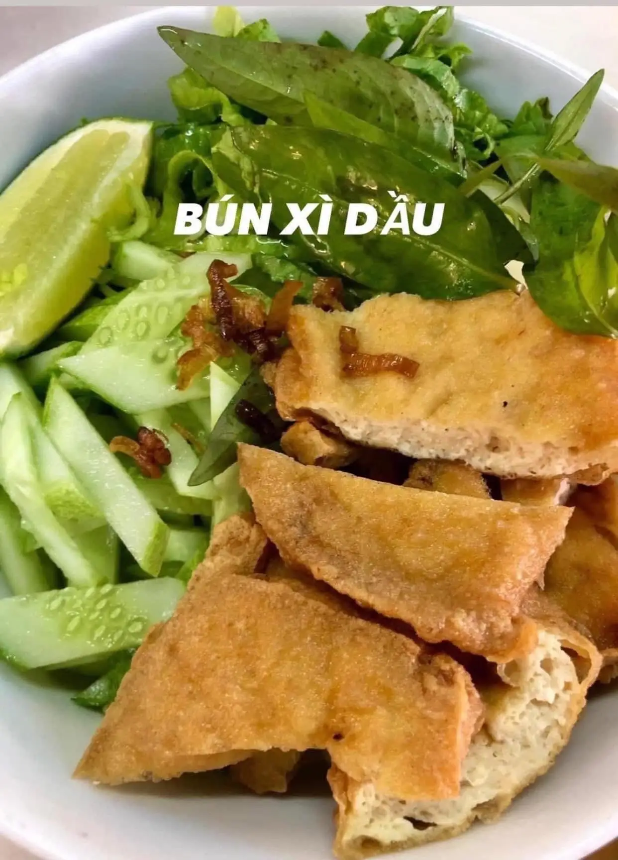 Bún xì dầu - 45.000 ₫ tại Quán Chay Phúc An 1986 - Mỳ Tiềm & Cơm Trộn - Nguyễn Đình Chính
