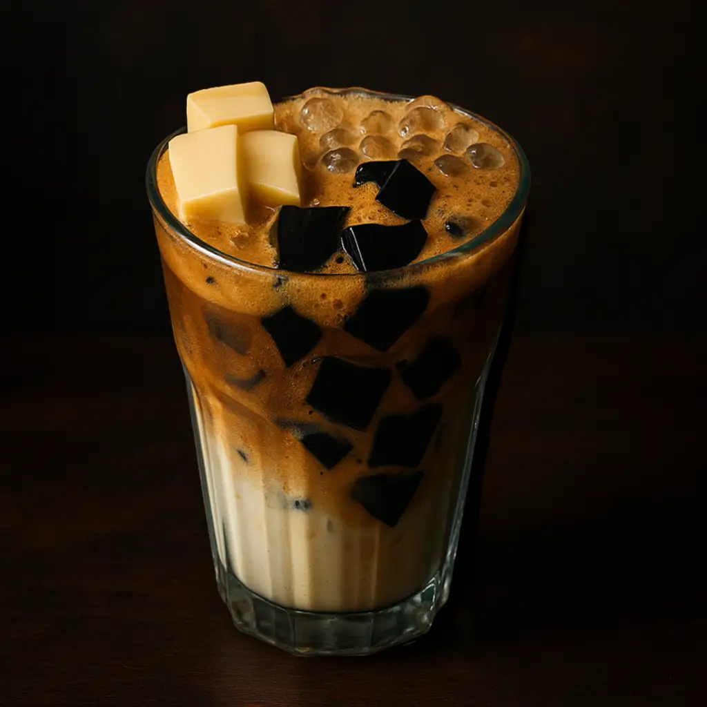 16 GIỜ - Bạc Xỉu + Khúc bạch + Sương sáo + Trân châu trắng - 60.000 ₫ tại Ăng-Ê Coffee - Nguyễn Thị Nghĩa