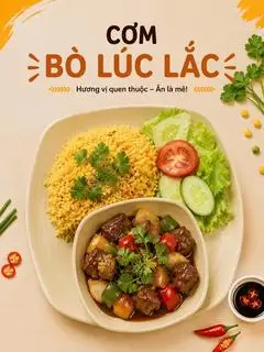 Cơm bò lúc lắc - 79.000 ₫ tại Cơm Gà 303 - Chu Văn An