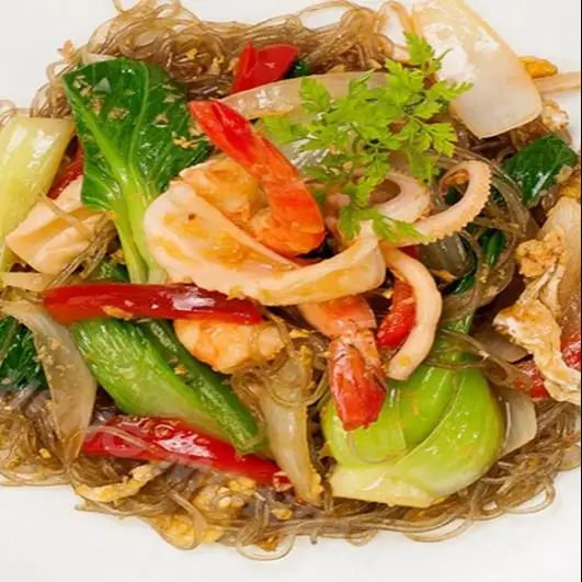 Hình ảnh Miến xào hải sản sốt suki