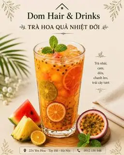 Hình ảnh Trà Hoa Quả Nhiệt Đới