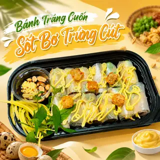 Bánh Tráng Cuốn - Sốt Bơ - 35.000 ₫ tại Bánh Tráng Trộn - Trà Tắc Xí Muội - Trịnh Đình Trọng