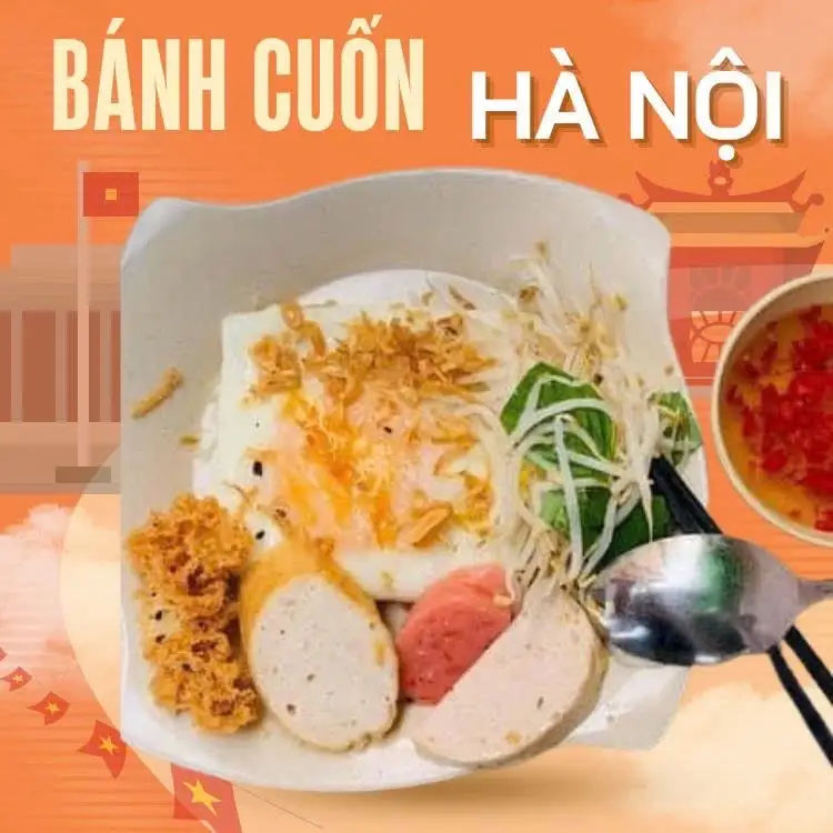 Hình ảnh Bánh ướt trứng lòng đào