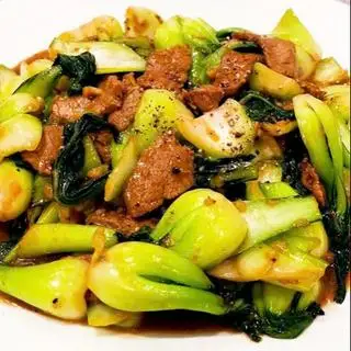 Hình ảnh Cơm bò xào rau cải