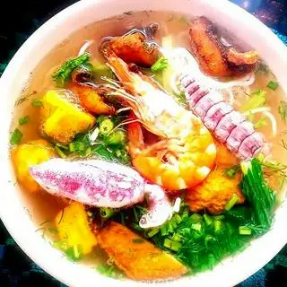 Hình ảnh Bánh đa trắng hải sản