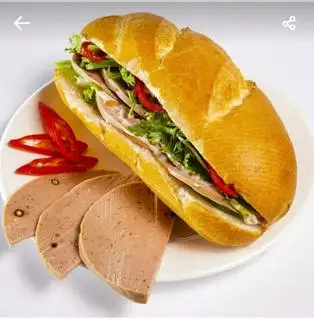 Hình ảnh Bánh Mì Thịt Nguội