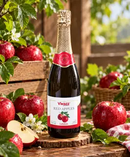 Hình ảnh Vivazz Sparkling Juice Táo đỏ 720 ml