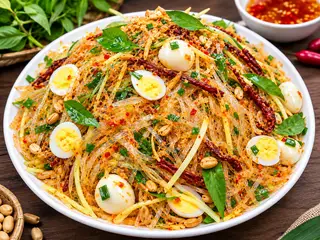 Hình ảnh Bánh Tráng Trộn Đầy Đủ   ( Hộp Lớn )