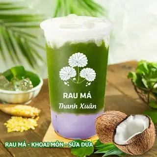 Rau má - khoai môn - sữa dừa - 25.000 ₫ tại Rau Má Thanh Xuân - Thoại Ngọc Hầu