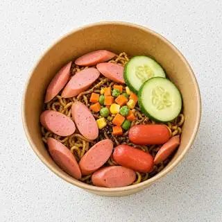 Hình ảnh Mỳ trộn xúc xích