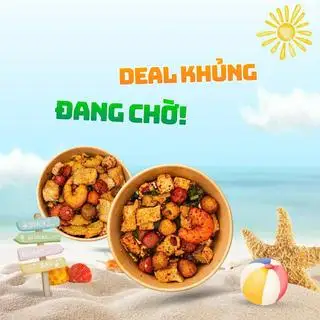 Hình ảnh Combo 2 trộn fulltopping + 1 lạp xưởng (kèm bột ớt)