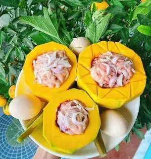 cháo óc heo chưng gừng sốt sữa bí đỏ đậu lăng - hộp 280ml - 27.000 ₫ tại Cháo Hầm Hạt Dinh Dưỡng Mẹ Bối - Xô Viết Nghệ Tĩnh