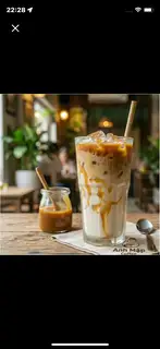 Hình ảnh caffe sua tươi