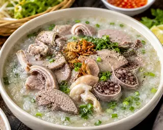 Hình ảnh Cháo Lòng Đầy Đủ
