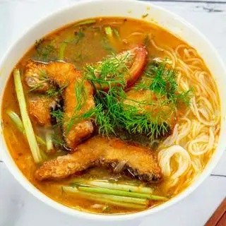 Bún cá - 100.000 ₫ tại Món Bắc - Bếp Hà Nội Nhỏ - Bún Thang, Mì Vằn Thắn & Phở Gà - Trịnh Văn Cấn