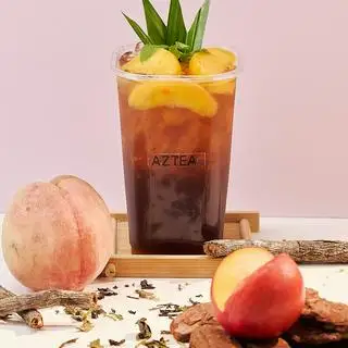 Hình ảnh TRÀ ĐÀO( 2 MIẾNG ĐÀO + 3TRÁI NHÃN)- SIZE L