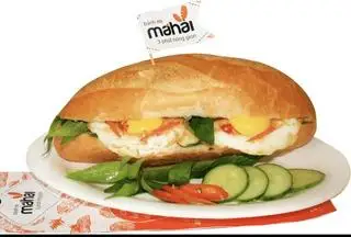 Hình ảnh Bánh mì ốp la 2 trứng