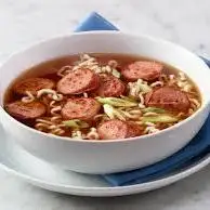 Hình ảnh Mì tôm xúc xích, cá viên