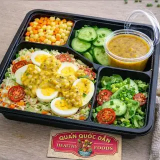 Hình ảnh Salad Trứng Sốt Vàng Mù Tạt Mật Ong Healthy