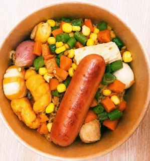 Hình ảnh mì trộn đặc biệt
