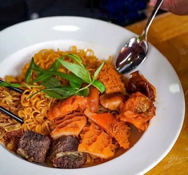 Phá lấu bò mì gói (Phần nhỏ) - 47.000 ₫ tại Phá Lấu Bò Cô Kim