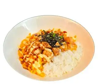 Hình ảnh cơm gà rán mayo