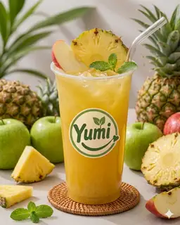 Nước ép Táo - Thơm - 33.000 ₫ tại Ăn Vặt Yumi 2 - Lê Văn Lương