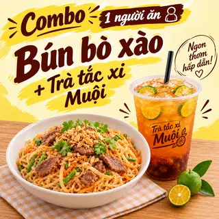combo 1 người ăn  - 75.000 ₫ tại Bún Thịt Nướng A.Bình 88 - Võ Duy Ninh