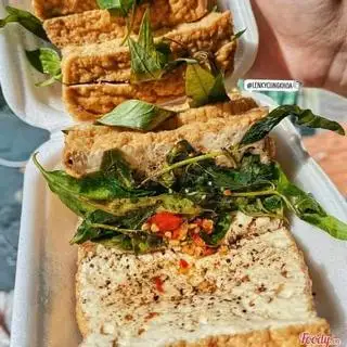 Đậu hũ hấp muối tiêu rau răm ( 2 miếng) - 22.000 ₫ tại Bếp Chay Vui Vẻ - Phan Văn Trị