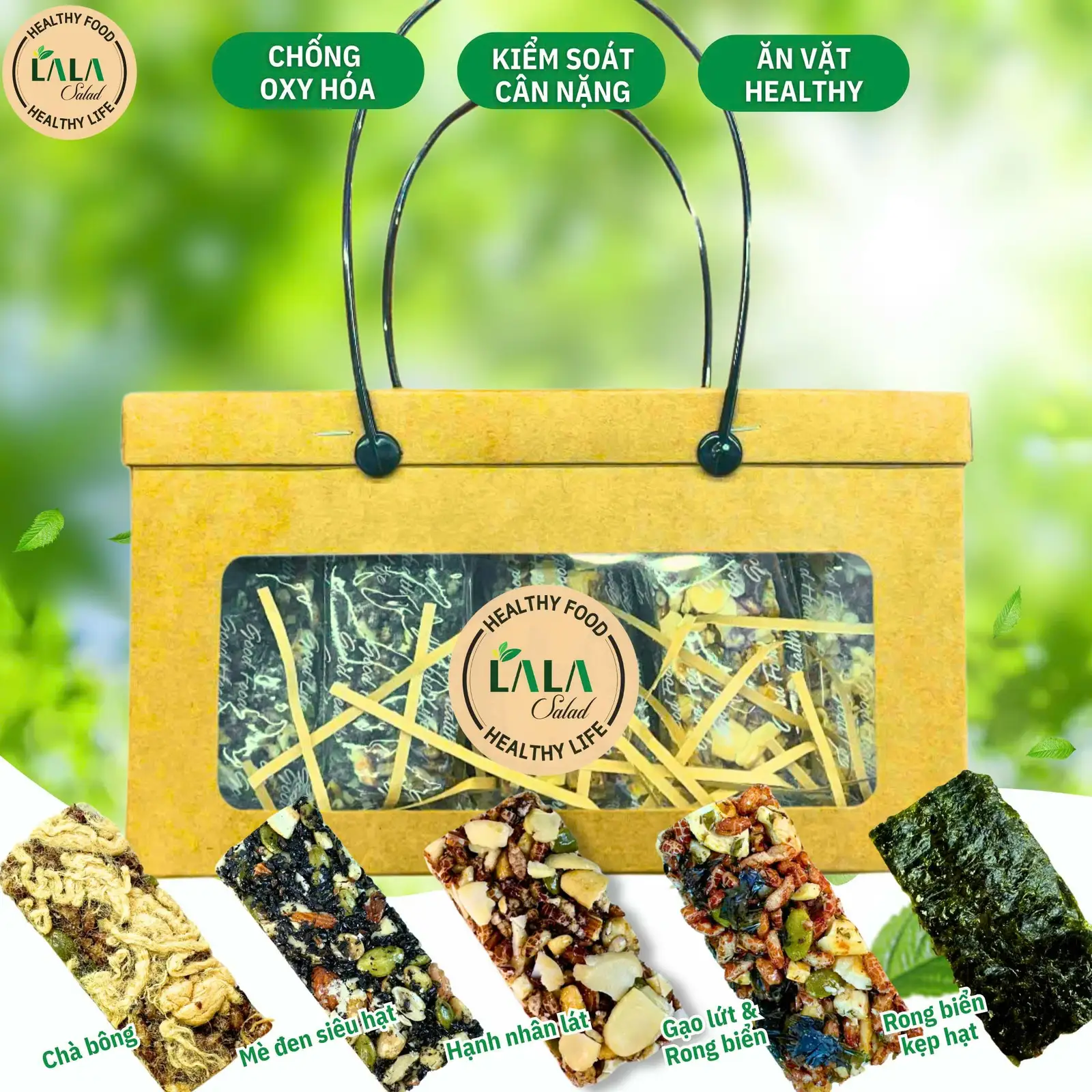 L-Snack - Mix Thanh Dinh Dưỡng Giòn Tan - 169.000 ₫ tại LaLa Salad - Healthy Food - Phan Văn Hân