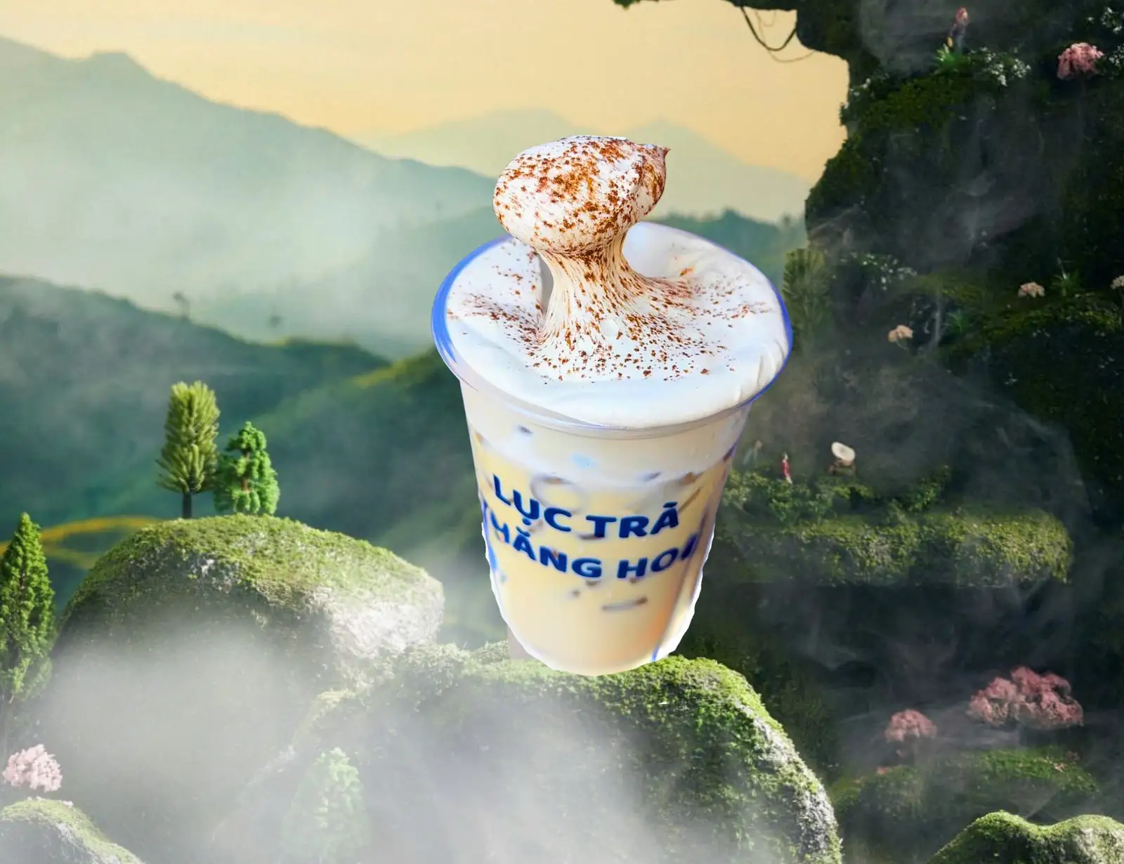Trà Sữa Olong Kem Tiramisu - 32.000 ₫ tại Trà Sữa Lục Trà Thăng Hoa - Nguyễn Phúc Nguyên