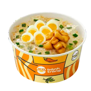 Hình ảnh Bánh Tráng Tóp Mỡ Mỡ Hành Trứng Cút Lòng Đào