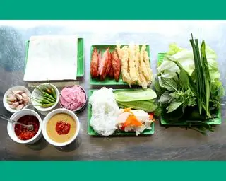 Nem nướng 5 phần ( Dành cho 5 khách) - 390.000 ₫ tại Nem Nướng Út Thiên - Hoàng Diệu 