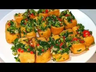 Đậu Hủ Chiên Giòn Tắm Sate Hành (Nhỏ) - 29.000 ₫ tại Tiệm Chay Ngon - Bún Nước Tương, Nui & Mì Xào Chay - Nguyễn Tư Giản