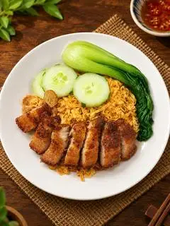 Hình ảnh Mỳ trộn ba rọi chiên mắm