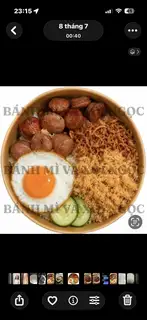 Hình ảnh Xôi trứng xúc xích ruốc hành