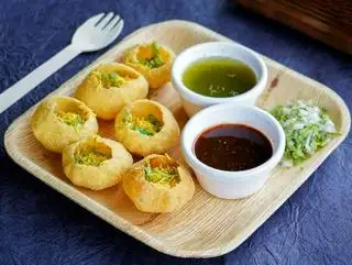 46. Pani Puri - 79.000 ₫ tại Atithi Indian Vegetarian Restaurant - Lý Tự Trọng