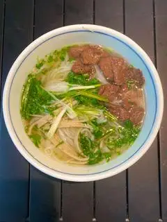 Hình ảnh Phở tái lăn chay