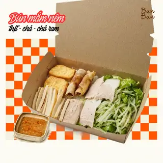 BÚN MẮM NÊM THỊT - CHẢ - CHẢ RAM - 65.000 ₫ tại BUNBUN EATERY - Bún Nước Tương & Bún Mắm Nêm - Lê Văn Sỹ