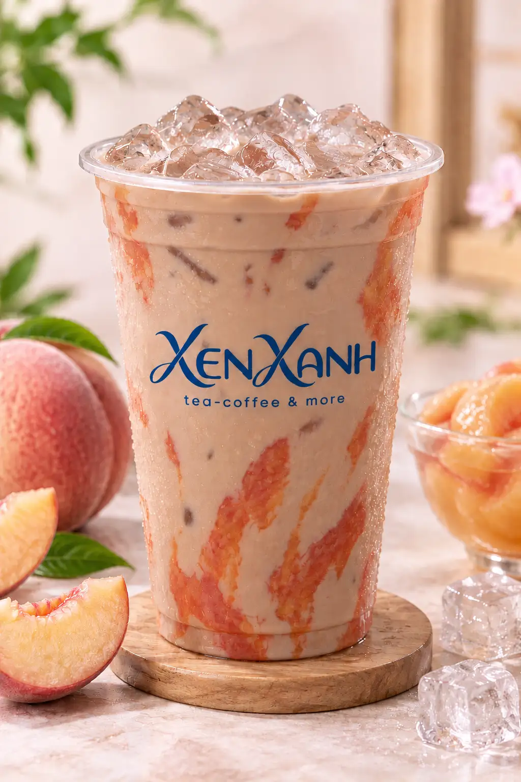 Hình ảnh Trà sữa hồng đào - L